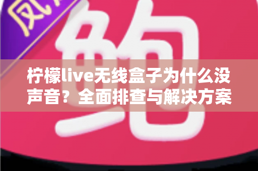 柠檬live无线盒子为什么没声音?全面排查与解决方案指南 柠檬live无线盒子为什么没声音?全面排查与解决方案指南