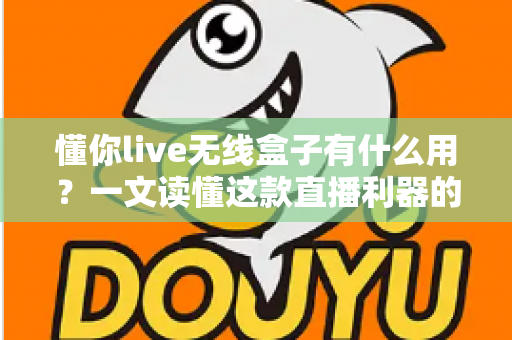懂你live无线盒子有什么用?一文读懂这款直播利器的价值与用法 懂你live无线盒子有什么用?一文读懂这款直播利器的价值与用法