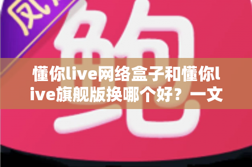 懂你live网络盒子和懂你live旗舰版换哪个好？一文读懂两者差异与选购建议
