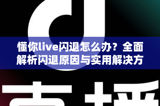 懂你live闪退怎么办？全面解析闪退原因与实用解决方法指南