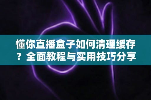 懂你直播盒子如何清理缓存？全面教程与实用技巧分享，让您的观影体验流畅如新
