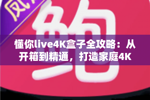 懂你live4K盒子全攻略:从开箱到精通,打造家庭4K影音中心 懂你live4K盒子全攻略:从开箱到精通,打造家庭4K影音中心