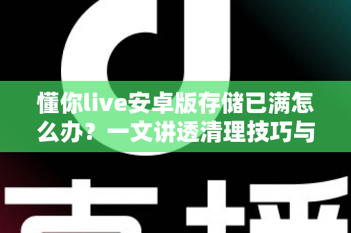 懂你live安卓版存储已满怎么办？一文讲透清理技巧与预防方案