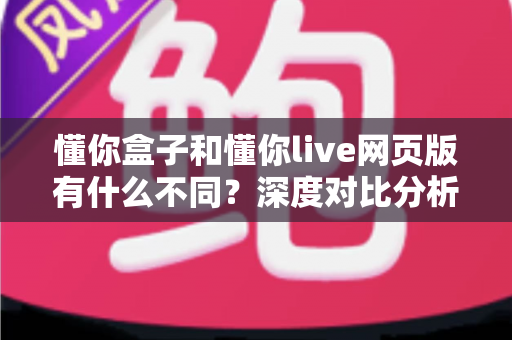 懂你盒子和懂你live网页版有什么不同?深度对比分析助你选对版本 懂你盒子和懂你live网页版有什么不同?深度对比分析助你选对版本