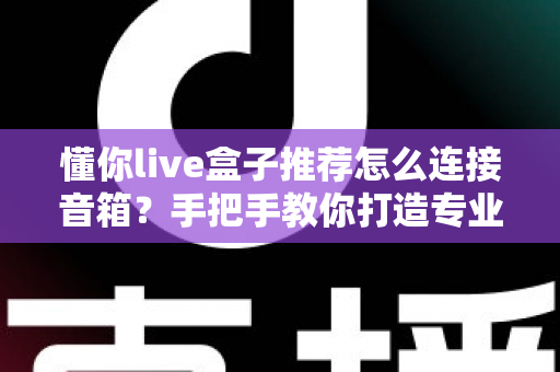 懂你live盒子推荐怎么连接音箱?手把手教你打造专业级直播音效 懂你live盒子推荐怎么连接音箱?手把手教你打造专业级直播音效