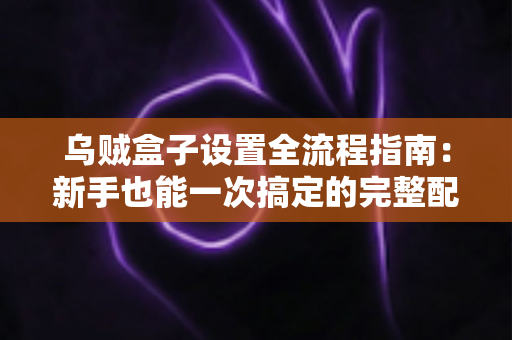 乌贼盒子设置全流程指南：新手也能一次搞定的完整配置教程