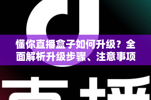懂你直播盒子如何升级？全面解析升级步骤、注意事项与常见问题