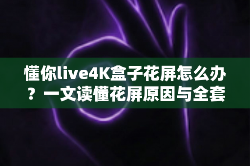 懂你live4K盒子花屏怎么办？一文读懂花屏原因与全套修复方案