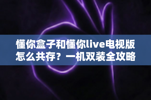 懂你盒子和懂你live电视版怎么共存？一机双装全攻略与兼容性问题完全解决指南