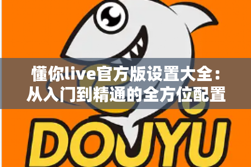 懂你live官方版设置大全：从入门到精通的全方位配置指南