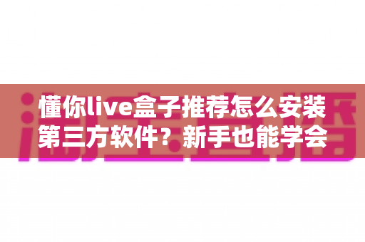 懂你live盒子推荐怎么安装第三方软件?新手也能学会的完整安装教程与实用指南 懂你live盒子推荐怎么安装第三方软件?新手也能学会的完整安装教程与实用指南