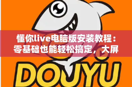 懂你live电脑版安装教程：零基础也能轻松搞定，大屏直播体验一步到位