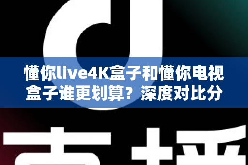 懂你live4K盒子和懂你电视盒子谁更划算？深度对比分析帮你选对不选贵
