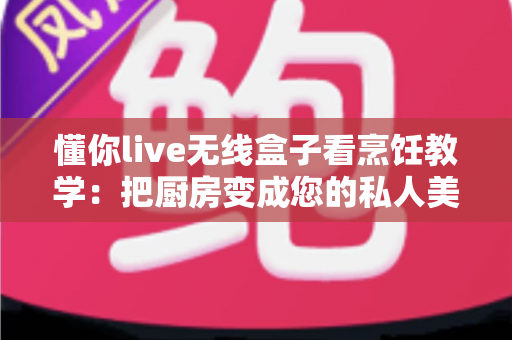 懂你live无线盒子看烹饪教学：把厨房变成您的私人美食课堂