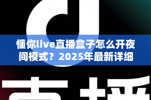 懂你live直播盒子怎么开夜间模式？2025年最新详细开启教程与护眼使用指南