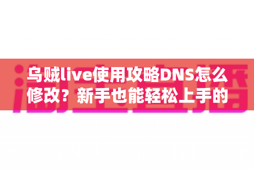 乌贼live使用攻略DNS怎么修改？新手也能轻松上手的DNS设置全教程，让直播加载更快、画面更稳