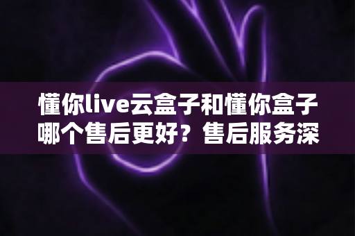 懂你live云盒子和懂你盒子哪个售后更好?售后服务深度对比与选购避坑指南 懂你live云盒子和懂你盒子哪个售后更好?售后服务深度对比与选购避坑指南