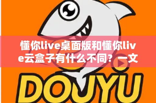 懂你live桌面版和懂你live云盒子有什么不同？一文读懂两者差异，选对工具不踩坑