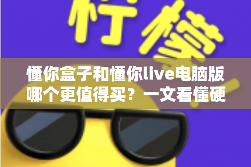 懂你盒子和懂你live电脑版哪个更值得买?一文看懂硬件与软件方案的选购差异 懂你盒子和懂你live电脑版哪个更值得买?一文看懂硬件与软件方案的选购差异