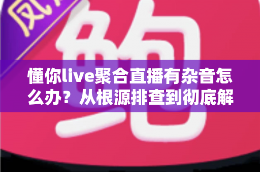 懂你live聚合直播有杂音怎么办?从根源排查到彻底解决的完整指南 懂你live聚合直播有杂音怎么办?从根源排查到彻底解决的完整指南