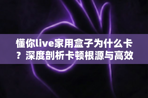 懂你live家用盒子为什么卡?深度剖析卡顿根源与高效解决全攻略 懂你live家用盒子为什么卡?深度剖析卡顿根源与高效解决全攻略
