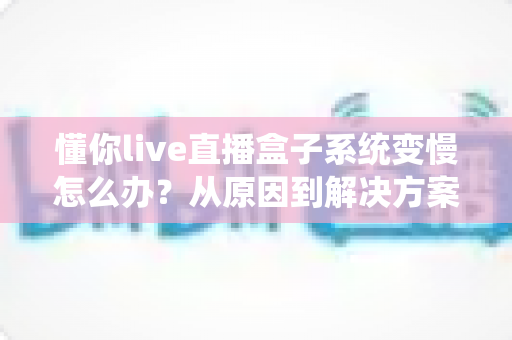 懂你live直播盒子系统变慢怎么办?从原因到解决方案的全流程优化指南 懂你live直播盒子系统变慢怎么办?从原因到解决方案的全流程优化指南