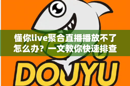 懂你live聚合直播播放不了怎么办？一文教你快速排查与彻底解决播放故障