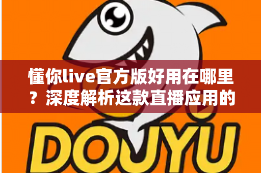 懂你live官方版好用在哪里？深度解析这款直播应用的核心优势与真实使用体验