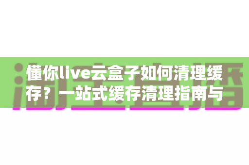 懂你live云盒子如何清理缓存？一站式缓存清理指南与日常维护实用技巧