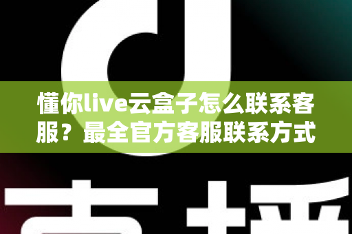 懂你live云盒子怎么联系客服?最全官方客服联系方式与沟通技巧指南 懂你live云盒子怎么联系客服?最全官方客服联系方式与沟通技巧指南