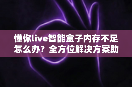 懂你live智能盒子内存不足怎么办?全方位解决方案助你告别卡顿烦恼 懂你live智能盒子内存不足怎么办?全方位解决方案助你告别卡顿烦恼