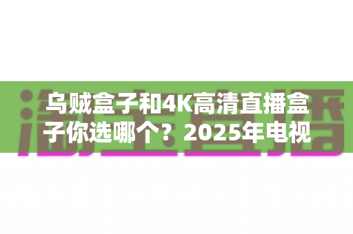 乌贼盒子和4K高清直播盒子你选哪个？2025年电视盒子选购全攻略，一文看懂画质、价格与体验的真实差距