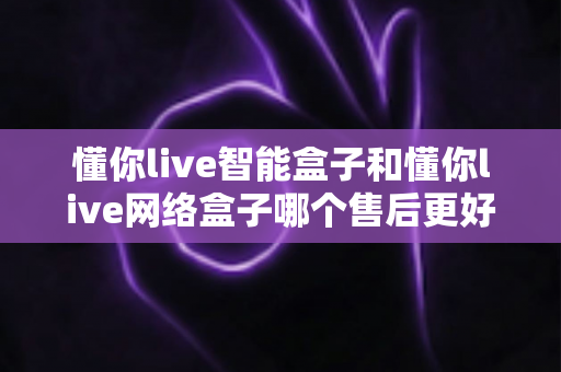 懂你live智能盒子和懂你live网络盒子哪个售后更好？全面售后对比分析与选购指南