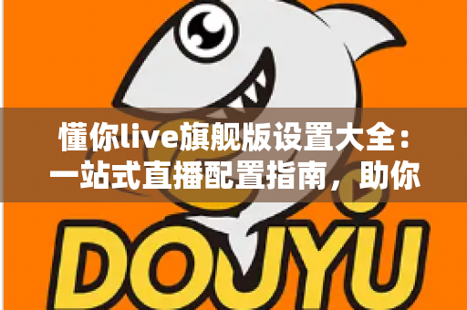 懂你live旗舰版设置大全：一站式直播配置指南，助你开播效率与画质双提升