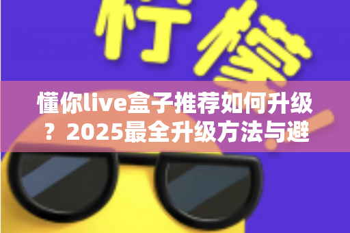懂你live盒子推荐如何升级?2025最全升级方法与避坑指南一文读懂 懂你live盒子推荐如何升级?2025最全升级方法与避坑指南一文读懂