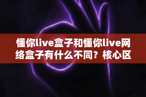 懂你live盒子和懂你live网络盒子有什么不同？核心区别、功能对比与选购建议全解析