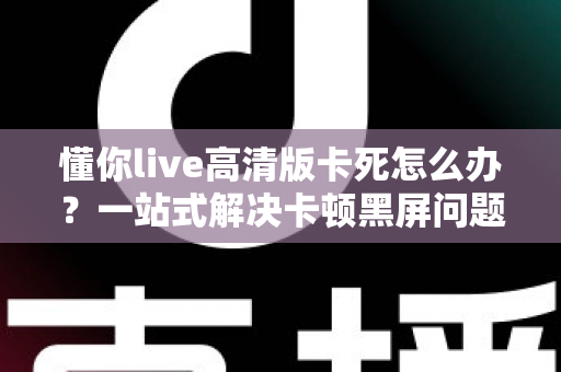 懂你live高清版卡死怎么办？一站式解决卡顿黑屏问题的完整指南