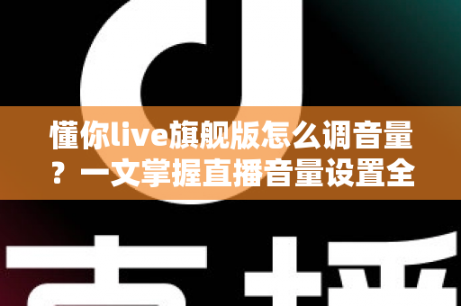 懂你live旗舰版怎么调音量?一文掌握直播音量设置全攻略,从此告别“听不清”烦恼 懂你live旗舰版怎么调音量?一文掌握直播音量设置全攻略,从此告别“听不清”烦恼