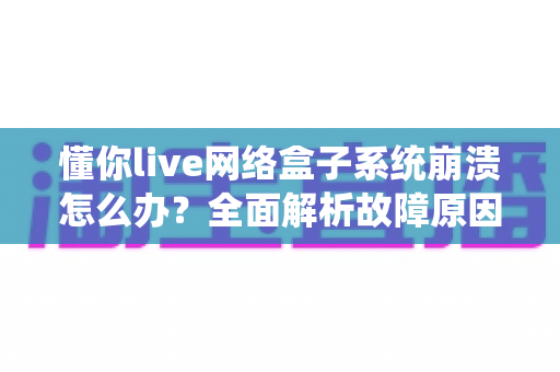懂你live网络盒子系统崩溃怎么办？全面解析故障原因与实用修复方案