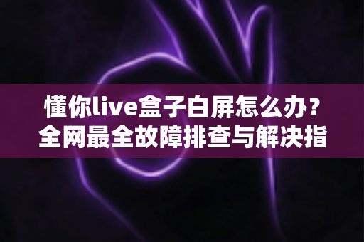 懂你live盒子白屏怎么办?全网最全故障排查与解决指南,快速恢复观影体验 懂你live盒子白屏怎么办?全网最全故障排查与解决指南,快速恢复观影体验