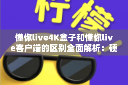 懂你live4K盒子和懂你live客户端的区别全面解析:硬件与软件观影方案深度对比指南 懂你live4K盒子和懂你live客户端的区别全面解析:硬件与软件观影方案深度对比指南