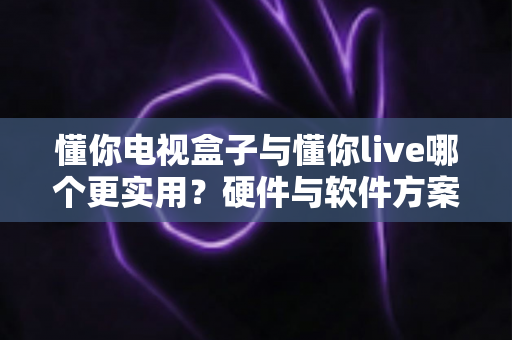 懂你电视盒子与懂你live哪个更实用?硬件与软件方案全方位对比,看完再买不后悔 懂你电视盒子与懂你live哪个更实用?硬件与软件方案全方位对比,看完再买不后悔