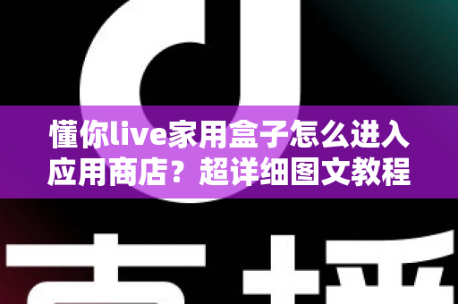 懂你live家用盒子怎么进入应用商店？超详细图文教程助你轻松下载海量应用