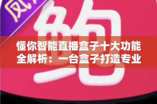 懂你智能直播盒子十大功能全解析:一台盒子打造专业级直播间,开播效率翻倍的秘密武器 懂你智能直播盒子十大功能全解析:一台盒子打造专业级直播间,开播效率翻倍的秘密武器