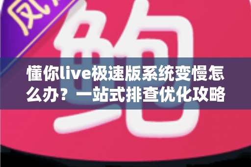 懂你live极速版系统变慢怎么办？一站式排查优化攻略，让直播体验重回流畅