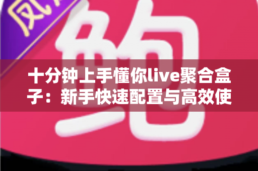 十分钟上手懂你live聚合盒子:新手快速配置与高效使用全指南 十分钟上手懂你live聚合盒子:新手快速配置与高效使用全指南