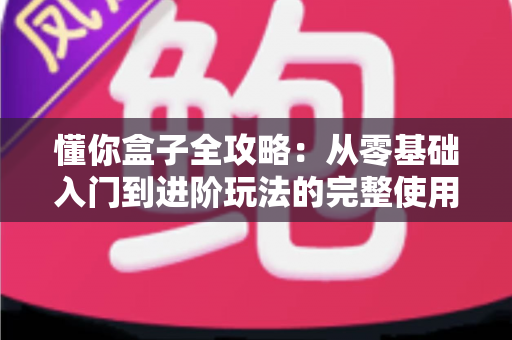 懂你盒子全攻略：从零基础入门到进阶玩法的完整使用指南