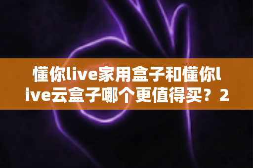 懂你live家用盒子和懂你live云盒子哪个更值得买？2025最新选购指南与深度对比分析