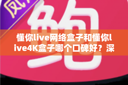 懂你live网络盒子和懂你live4K盒子哪个口碑好?深度对比评测帮你选出更适合的那一款 懂你live网络盒子和懂你live4K盒子哪个口碑好?深度对比评测帮你选出更适合的那一款