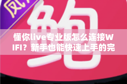 懂你live专业版怎么连接WIFI？新手也能快速上手的完整连接指南与疑难解答